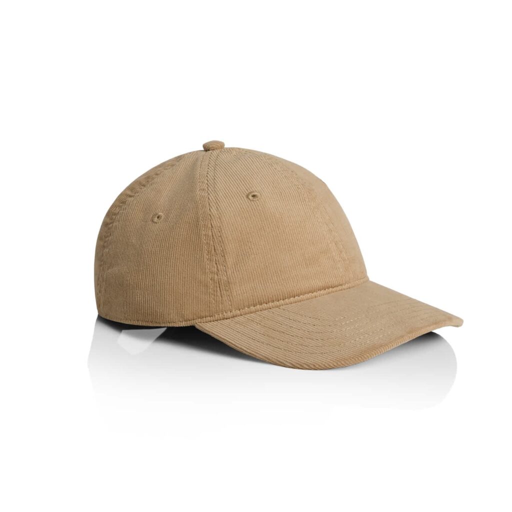 Custom Dad Cap | AS Colour Access Cord Cap in Khaki