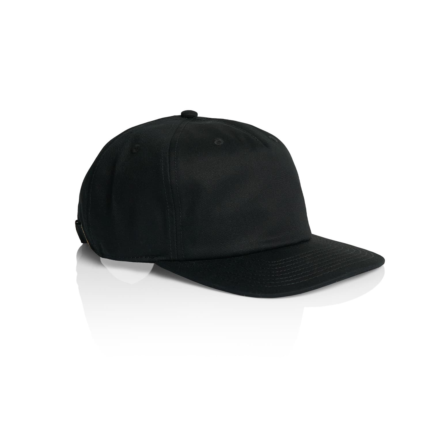 Custom Caps | AS Colour Class Five Panel Cap in Black