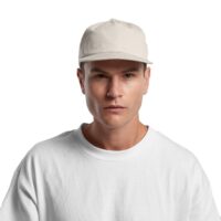 Custom Caps | AS Colour Class Five Panel Cap Model Turn View