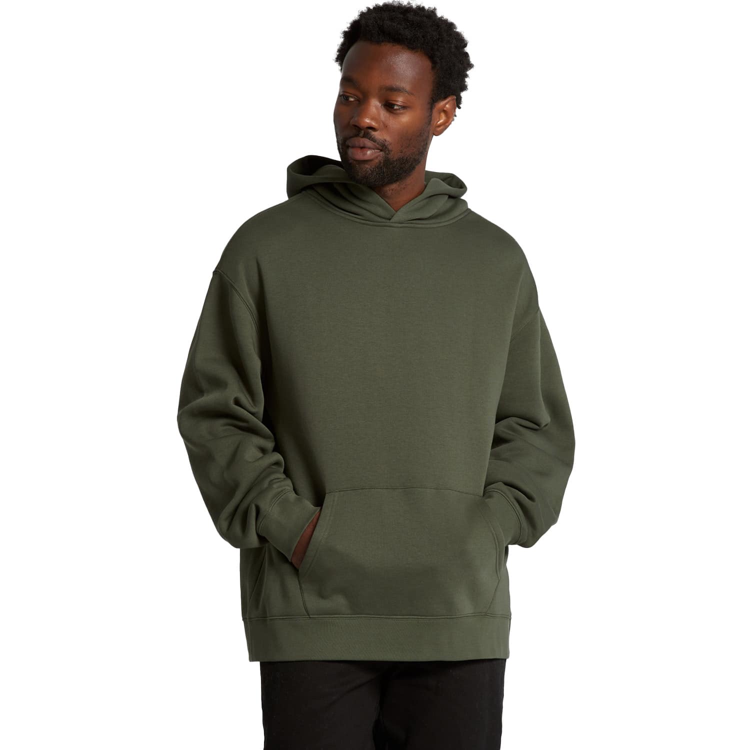 Custom Hoodies | AS Colour Relax Hoodie Model Loose View