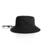 AS Colour Wide Brim Bucket Hat in Black