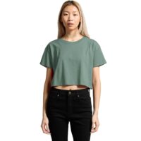 AS Colour Women's Crop Tee Model Front View