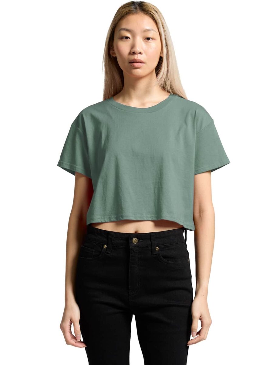 AS Colour Women's Crop Tee Model Front View