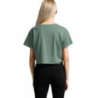 AS Colour Women's Crop Tee Model Back View