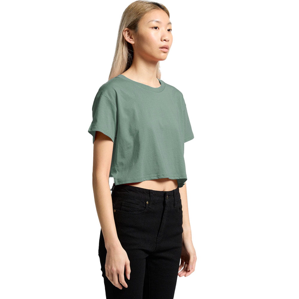 AS Colour Women's Crop Tee Model Turn View