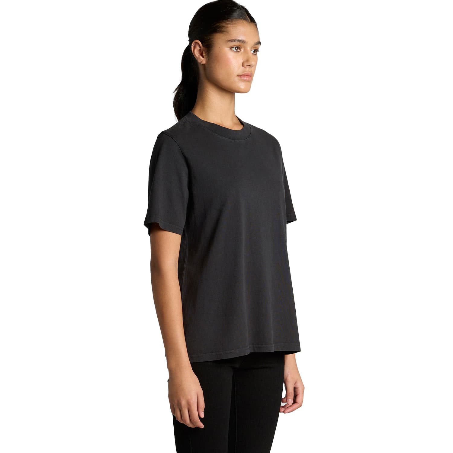 AS Colour Women's Heavy Faded Tee Model Turn View