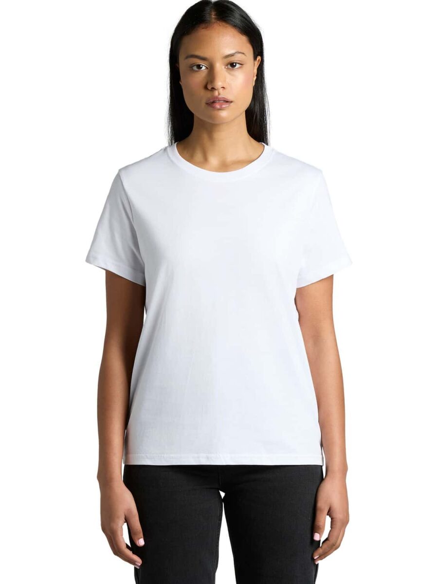 AS Colour Women's Maple Organic Tee Model Front View