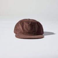 5 Panel Corduroy Hat, Chocolate