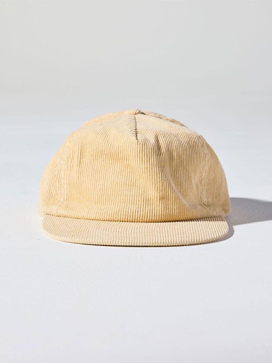 5 Panel Corduroy Hat, Natural