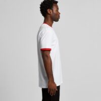 AS Colour Mens Staple Ringer Tee Model Side View