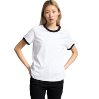 AS Colour Women's Maple Ringer Tee Loose Model View