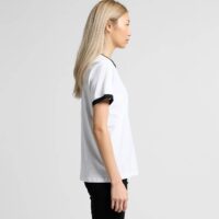 AS Colour Women's Maple Ringer Tee Model Side View