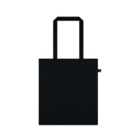 Flat Lay Product Image of the Earth Positive Premium Shopper Tote Bag in Black