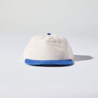 5 Panel Two Tone Cap Front View in Pacific