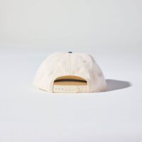 5 Panel Two Tone Cap Back View in Pacific