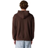 American Apparel RF497 Hoodie in Brown Back View