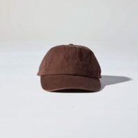 Dad Cap Front View in Cacao