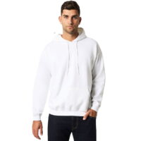 Gildan 18500 Heavy Blend Hoodie - Front - White