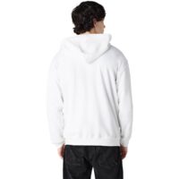 Gildan Heavy Blend 18600 Hoodie in White Back View