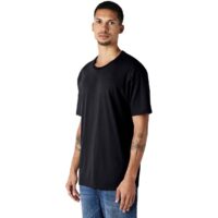 Gildan Softstyle 64000 T-Shirt Side Model View in Black