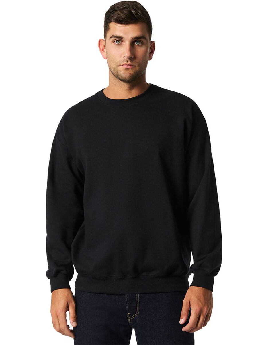 Gildan Softstyle SF000 Crewneck Sweatshirt in Black