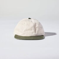 Two Tone Cap Front View in Field Green