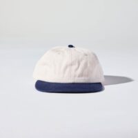 Two Tone Cap Front View in Marine Blue