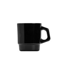 Custom Retro Coffee Mugs in Black