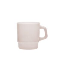 Custom Retro Coffee Mugs in Light Beige