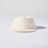 5 Panel Canvas Cap - Ivory