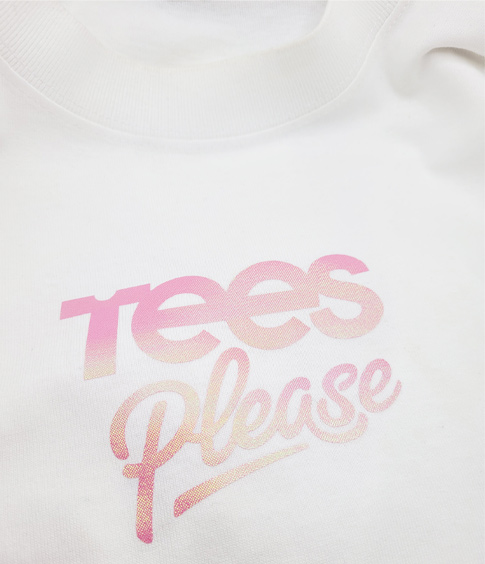 Printed T-Shirts with Tees Please Logo