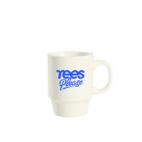 Vintage Mug in Custom Blue with Tees Please Logo