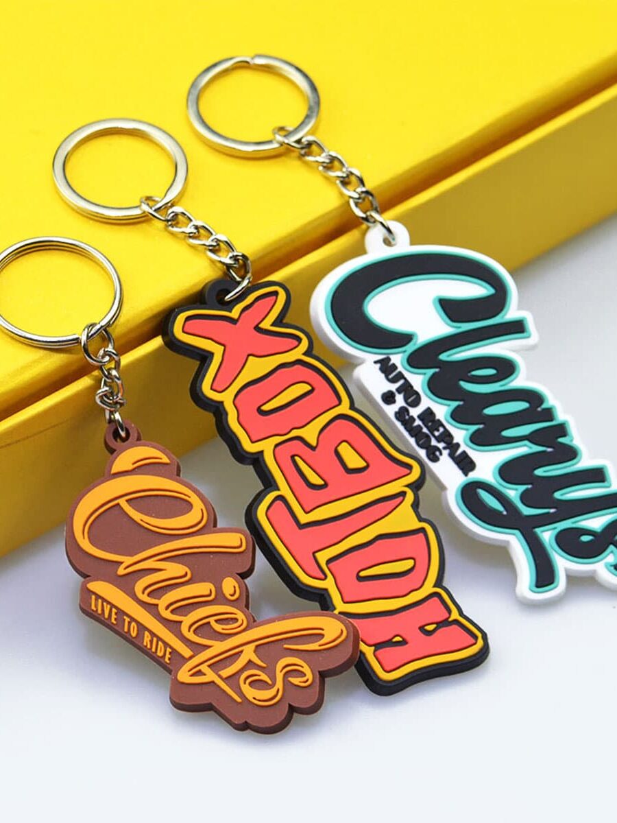 Custom Rubber Keyrings