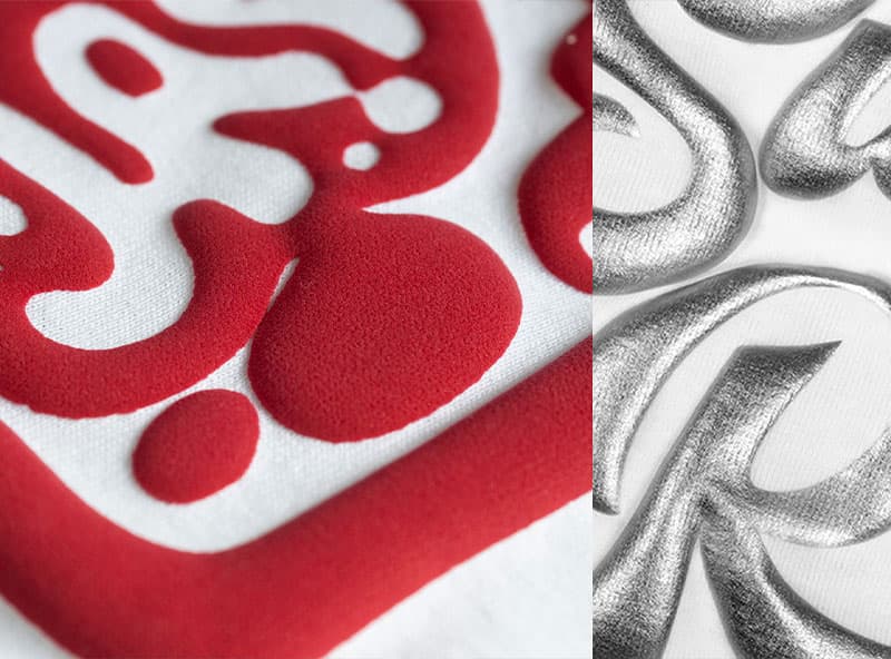 Heat Transfer Puff Print