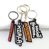Personalised Rubber Keyrings