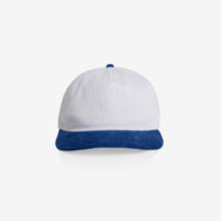 AS Colour Cord Two Tone Cap in White/Liberty Front View