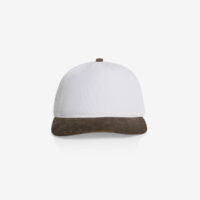 AS Colour Cord Two Tone Cap in White/Walnut