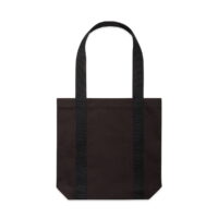 AS Colour Two Tone Carrie Tote in coal with black side straps, featuring a simple, modern design.