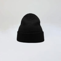 Classic Beanie in Black Front View