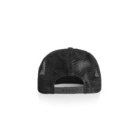 AS Colour Faded Trucker Cap in Faded Black, Back View