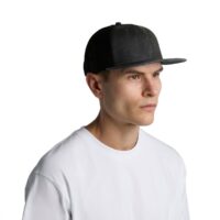 AS Colour Faded Trucker Cap in Faded Black, Front View