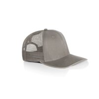 AS Colour Faded Trucker Cap in Faded Grey, Side View