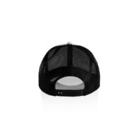 Custom Trucker Caps in White/Black, Back View