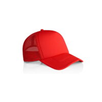 Frame Foam Trucker Cap in Fire, Side View