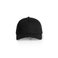 Icon Trucker Cap in Black Front View