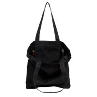 Wine Tote Bag in Black Inside View