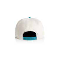 AS Colour Two Tone Cap in Natural/Charlotte Back View, customise yours today!