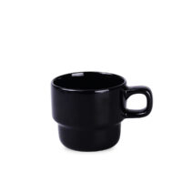 Ceramic Mug in Black, personalise yours with a unique message or logo today!