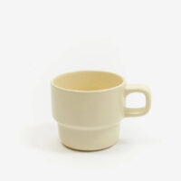 Ceramic Mug in Cream, personalise yours with a unique message or logo today!