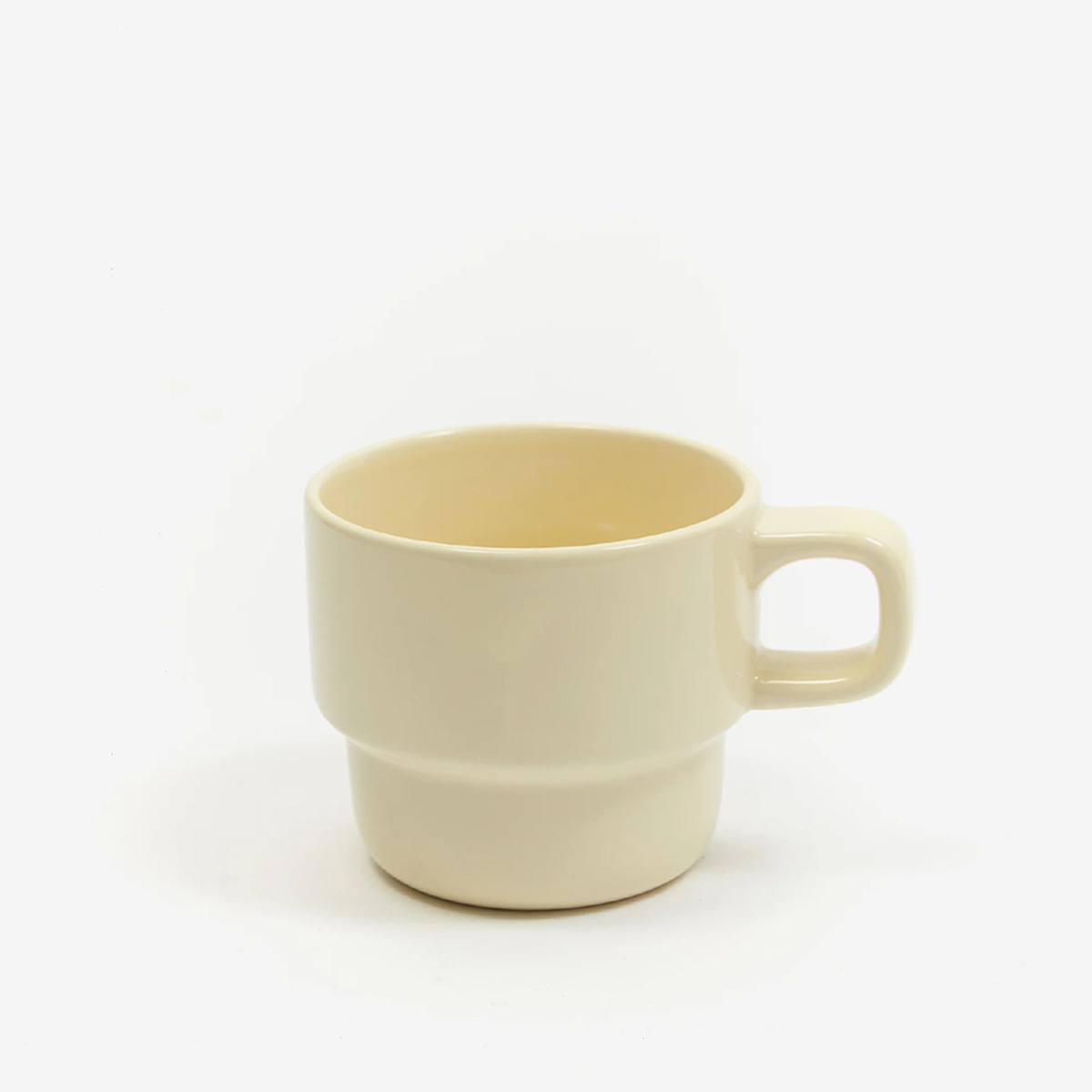 Ceramic Mug in Cream, personalise yours with a unique message or logo today!